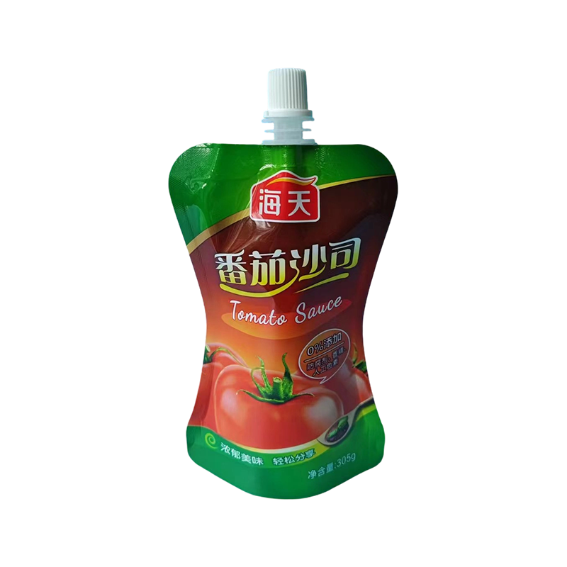 高い密封性 スパウト付きソース袋